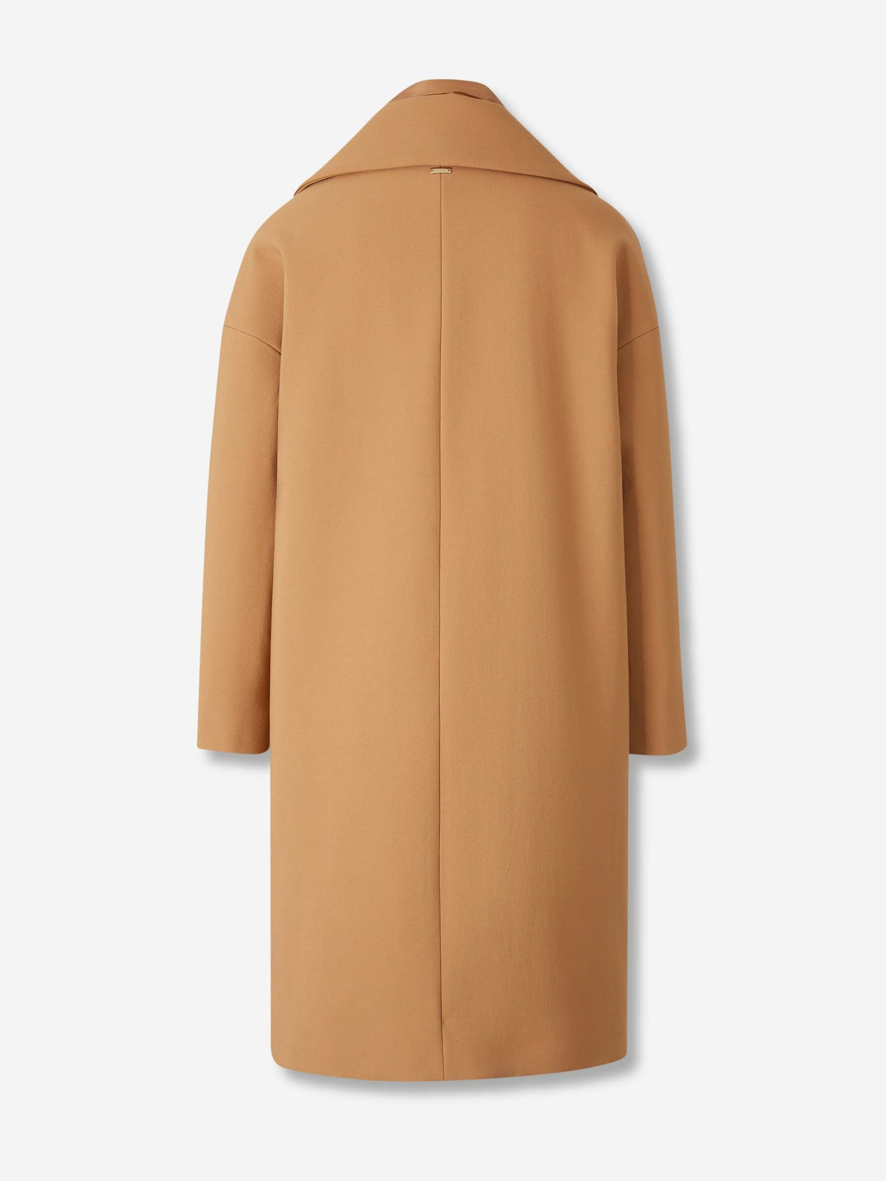 WOOL TWILL COAT - 2