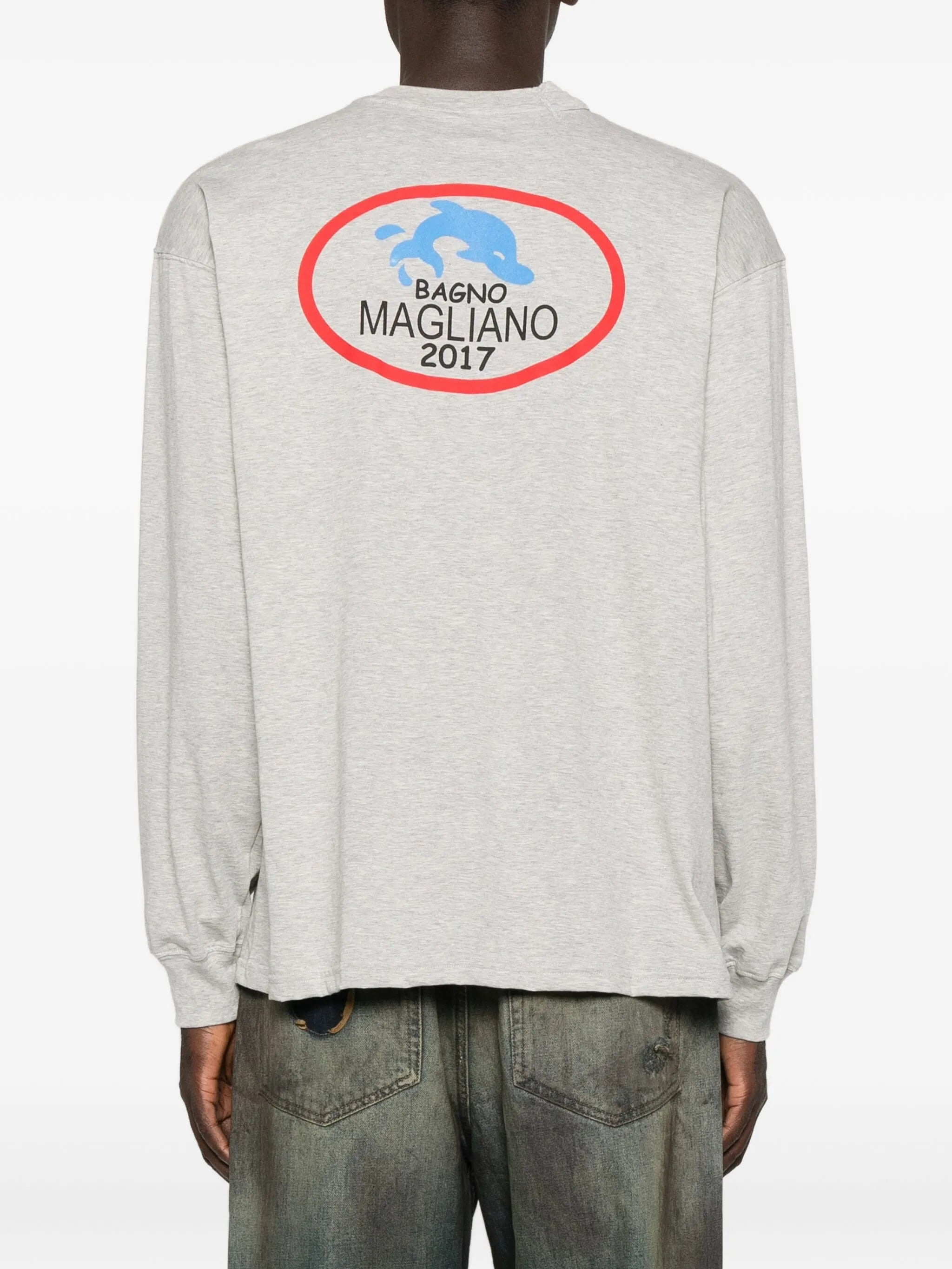 Magliano Logo-motif Long-sleeve Sweatshirt - 3