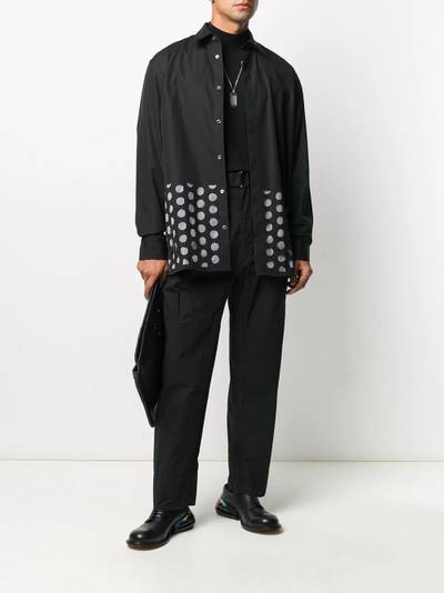 Maison Margiela circle cut-out detail shirt outlook