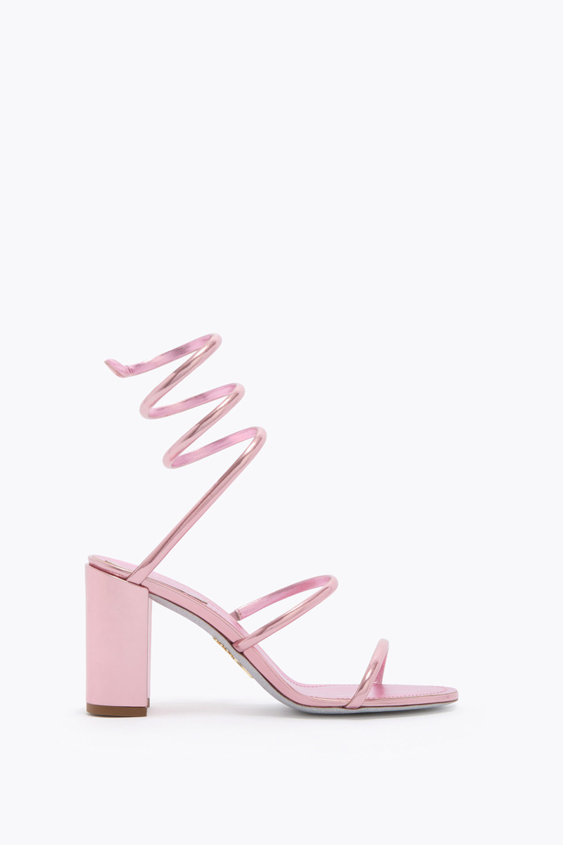 CLEO METALLIC PINK SANDAL 80 1