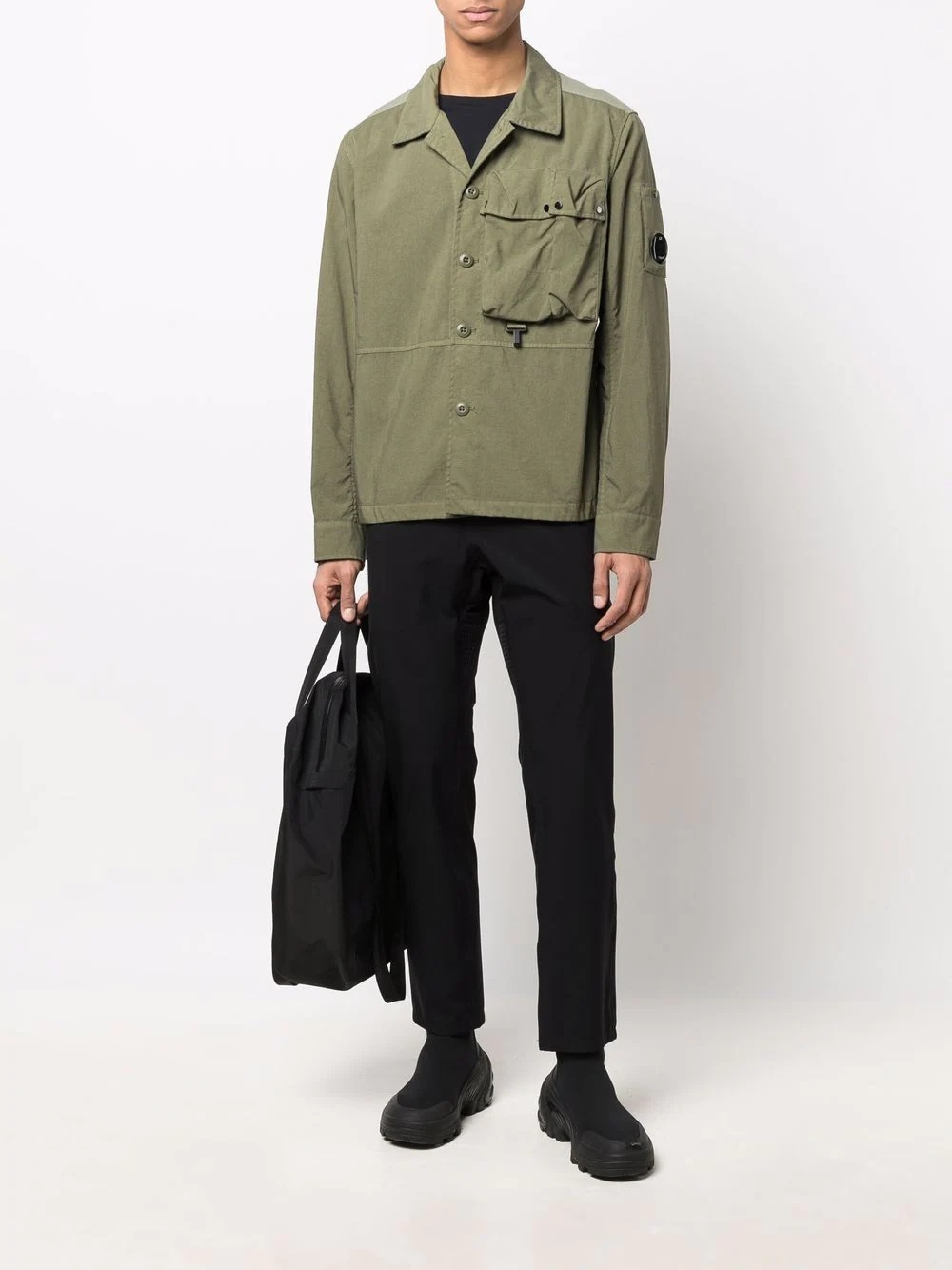 long-sleeved cargo shirt - 2