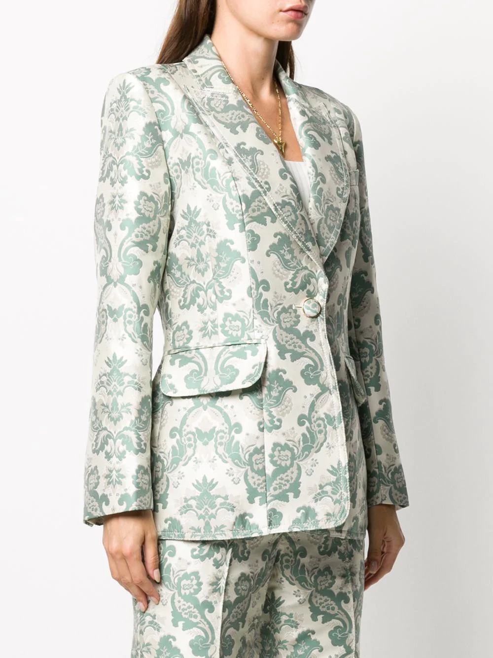 Ladybeetle brocade tuxedo jacket - 3