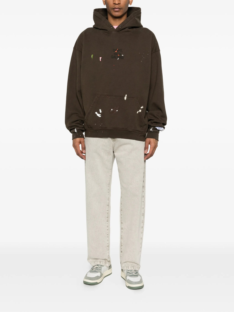 GALLERY DEPT. Gallery Dept. Paint-splatter Hooded Sweatshirt outlook