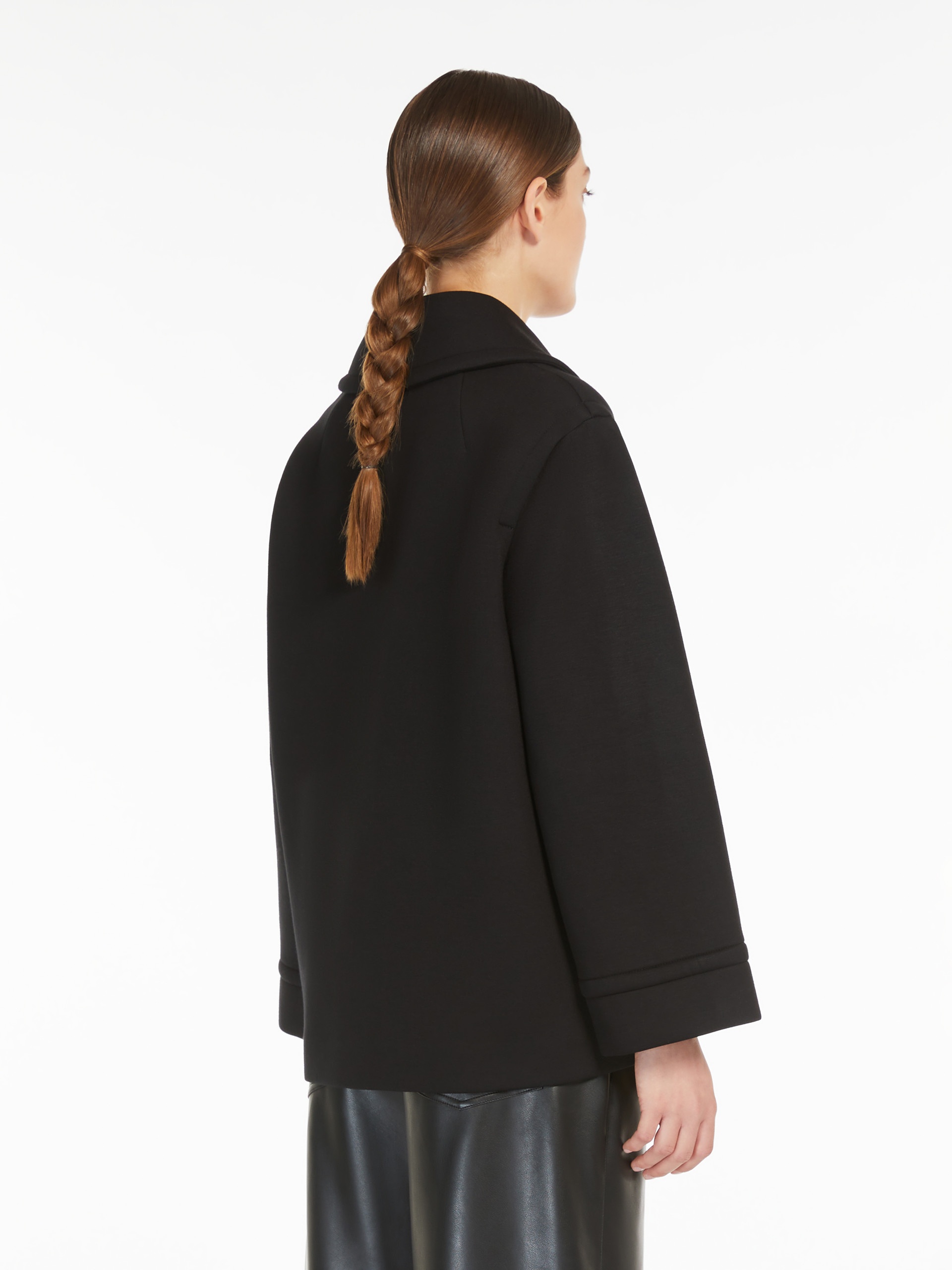 ESTROSO Single-breasted jersey jacket - 4