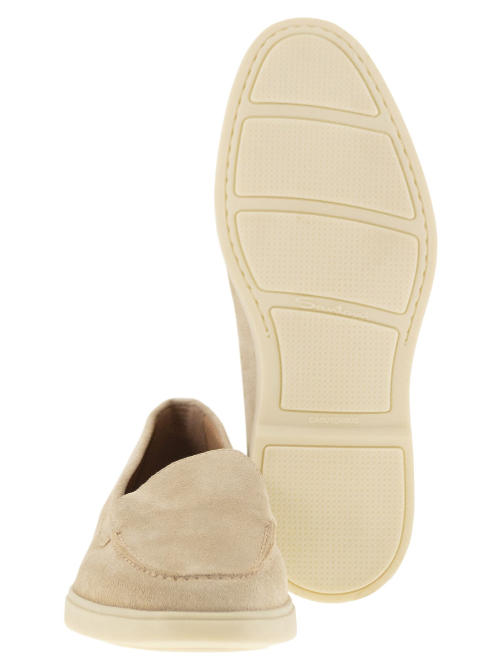 Santoni Women Suede Moccasin - 5