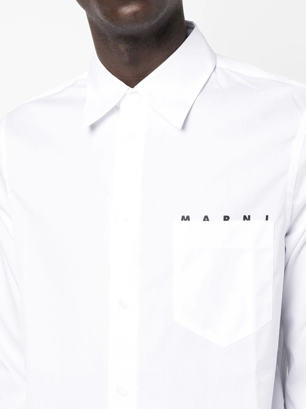 logo button-down shirt - 5
