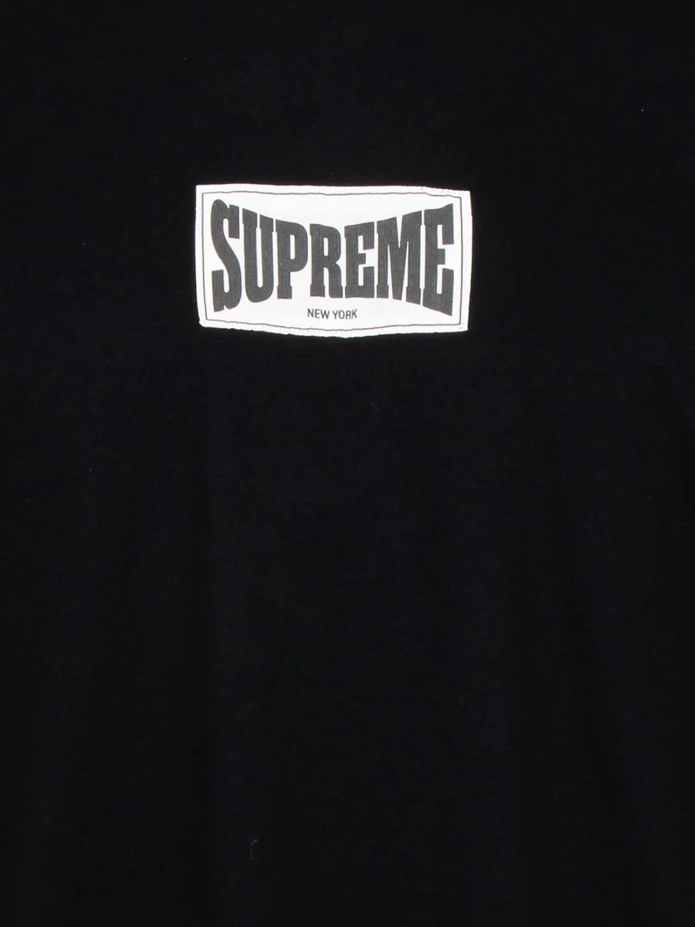 woven-label long-sleeve T-shirt - 3