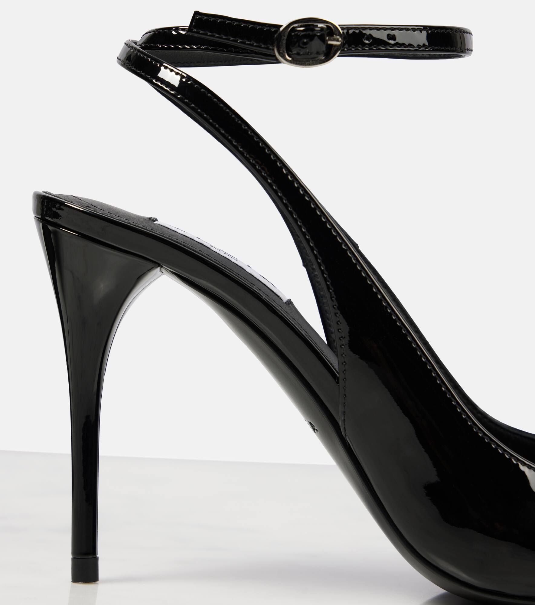 Décolleté 90 patent leather pumps - 5