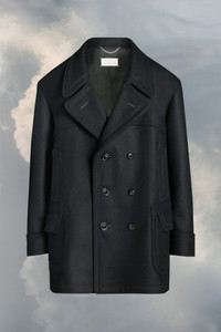 Oversized caban coat