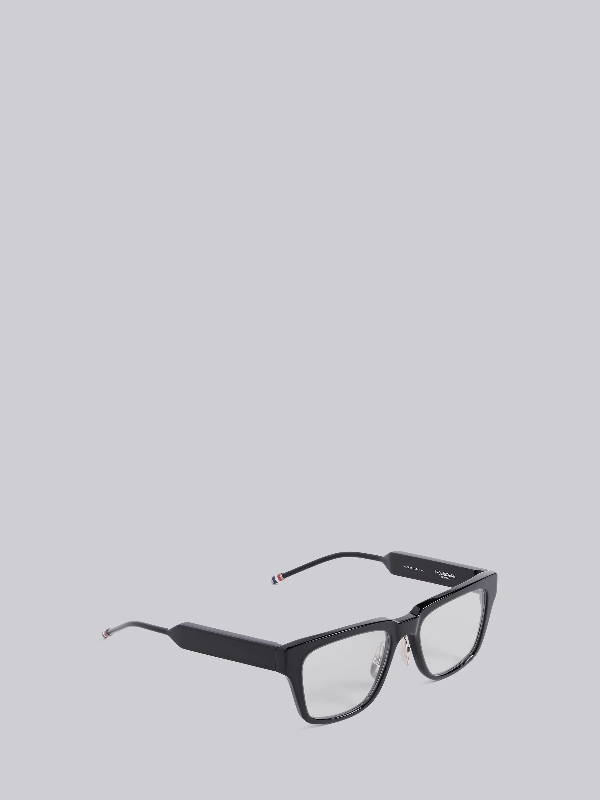 TB715 - Black Wide Fit Square Glasses - 4