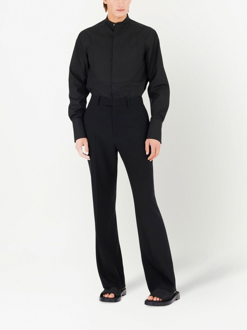 FERRAGAMO satin-insert tailored trousers outlook