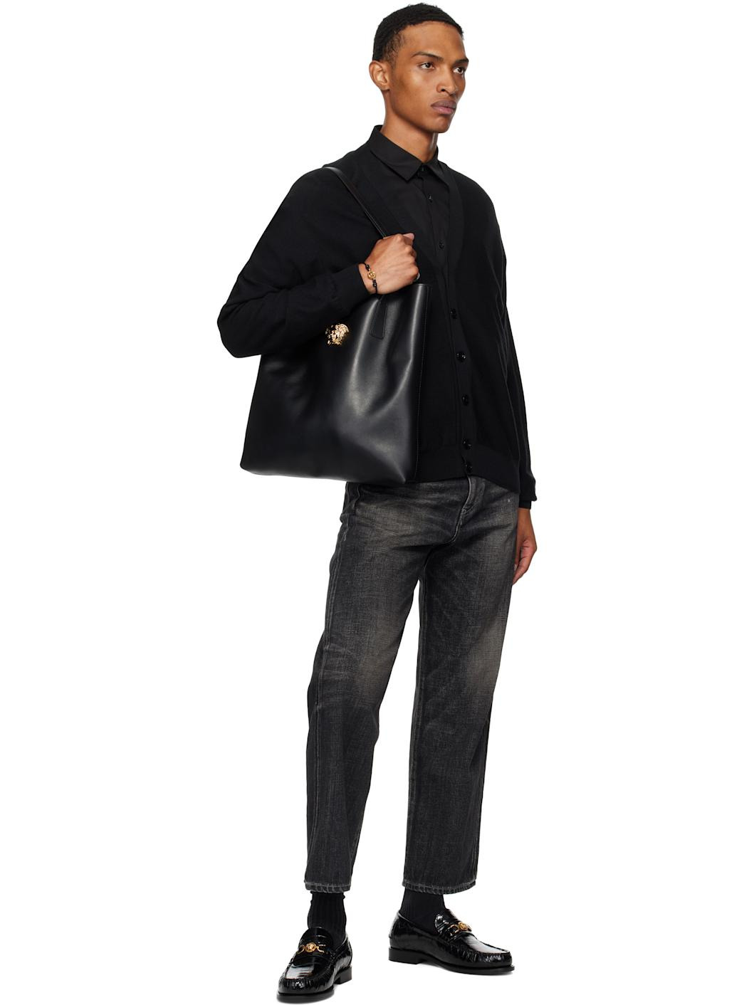 Black 'La Medusa' Tote - 4