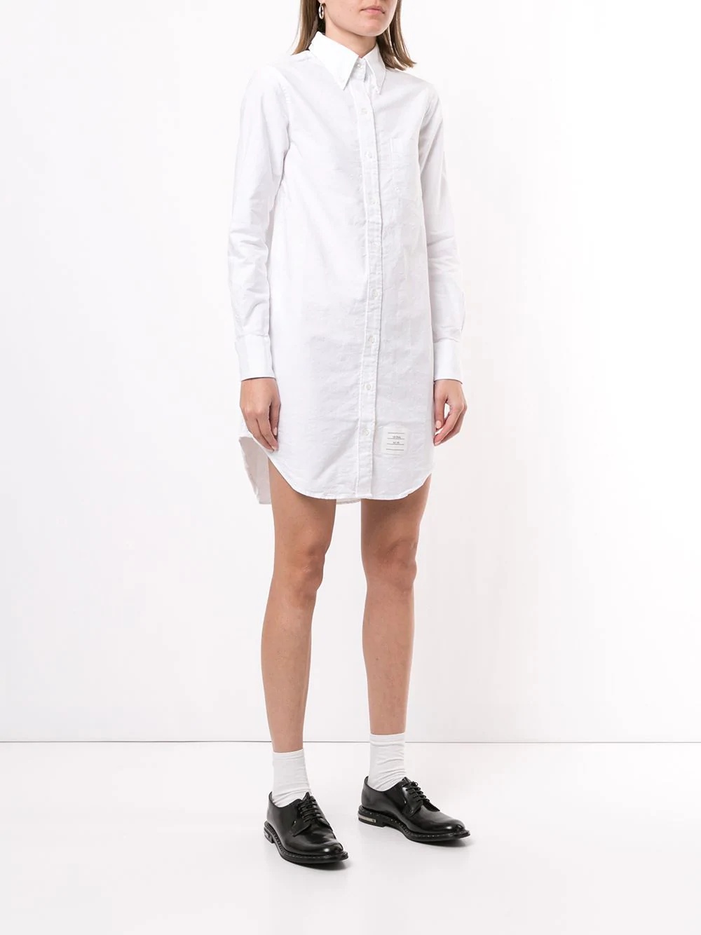 cotton shirt dress - 3