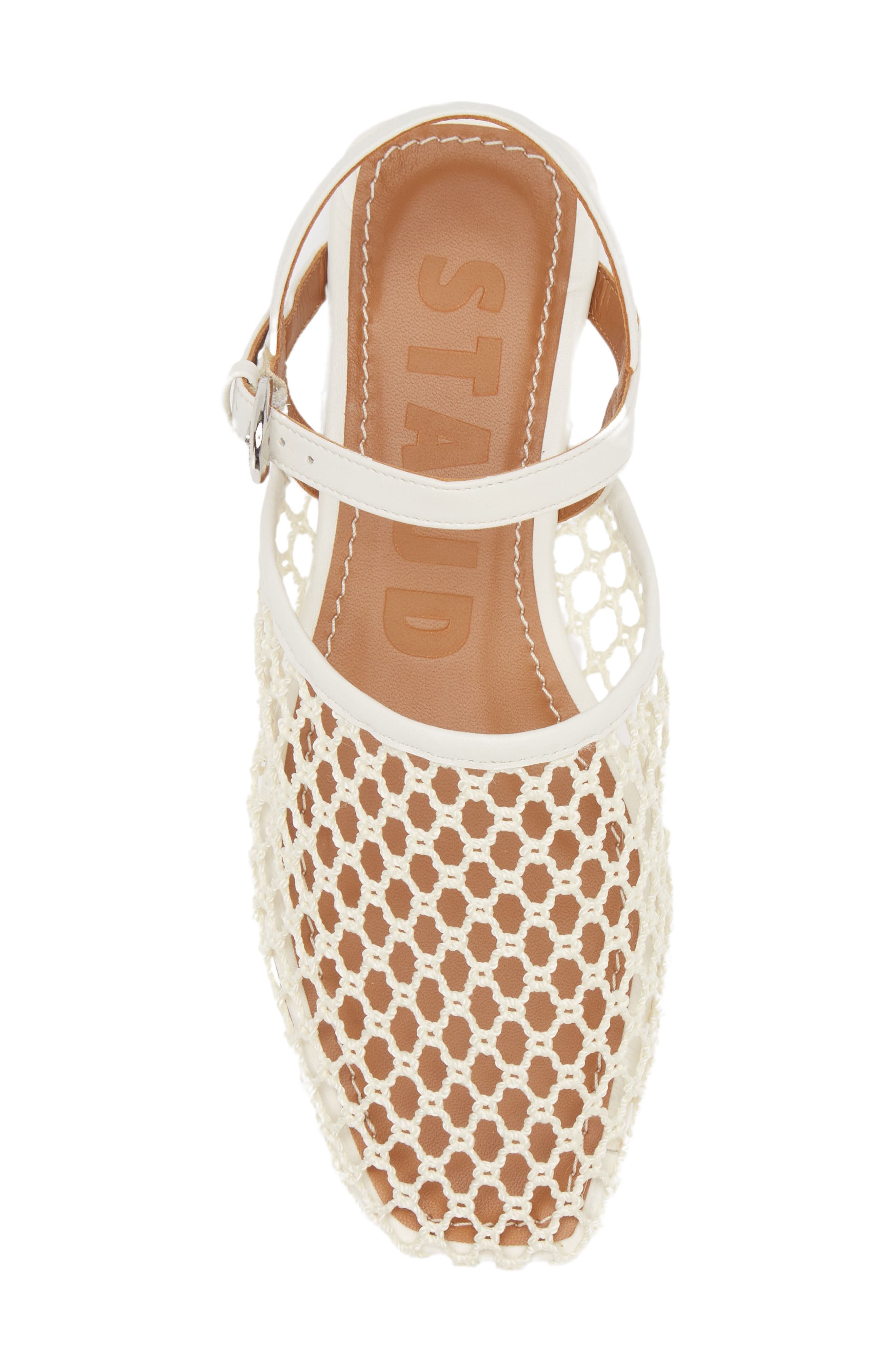 STAUD Rete Slingback Flat in Paper Netting at Nordstrom - 5
