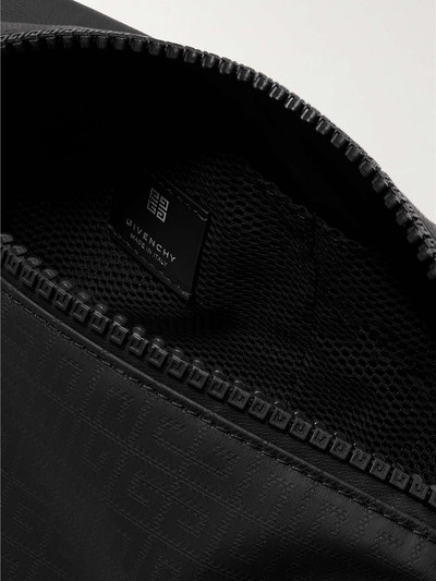 Givenchy G-Zip Logo-Print Webbing-Trimmed Coated-Nylon Jacquard Wash Bag outlook
