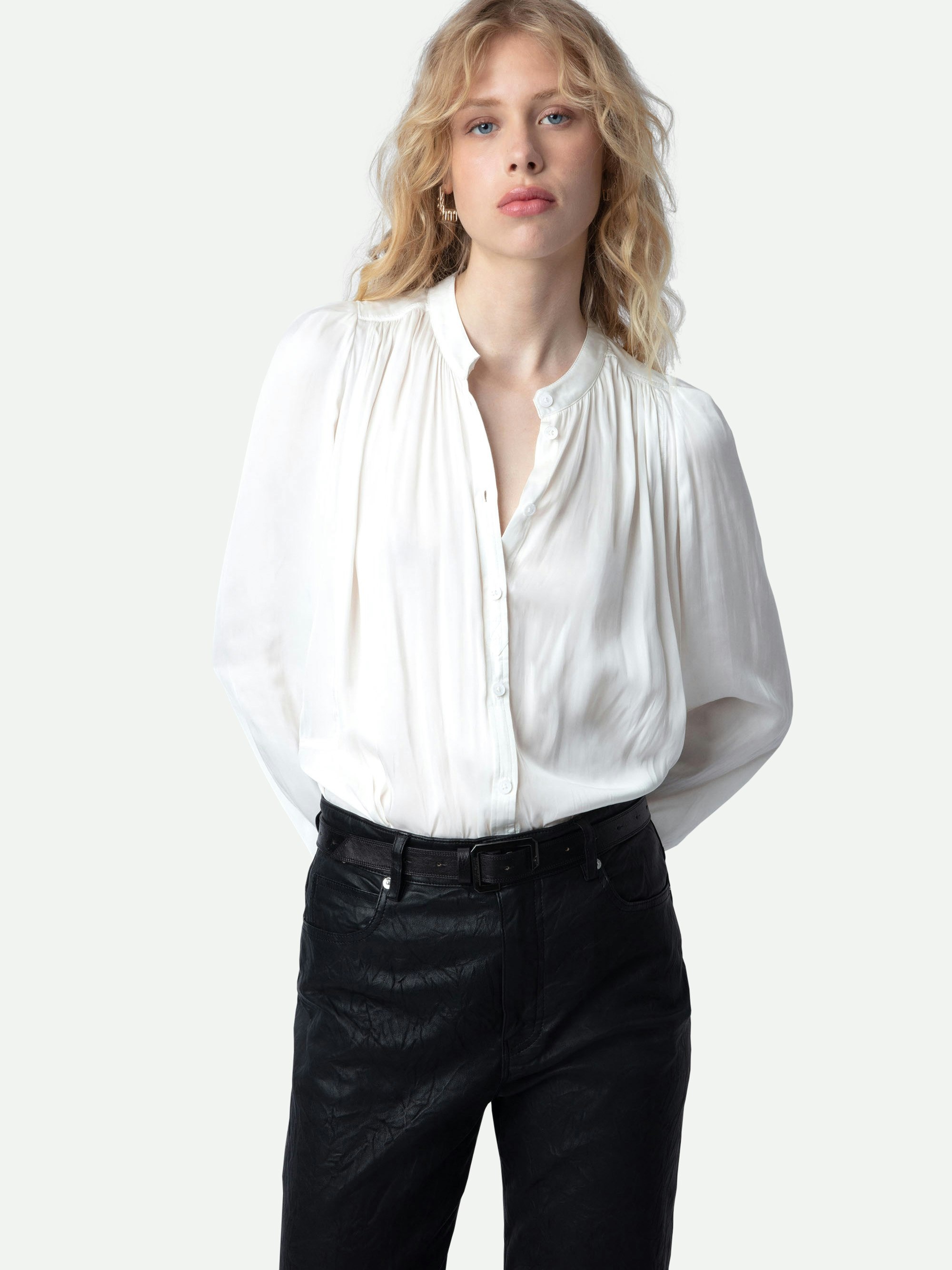 Tchin Satin Blouse - 5