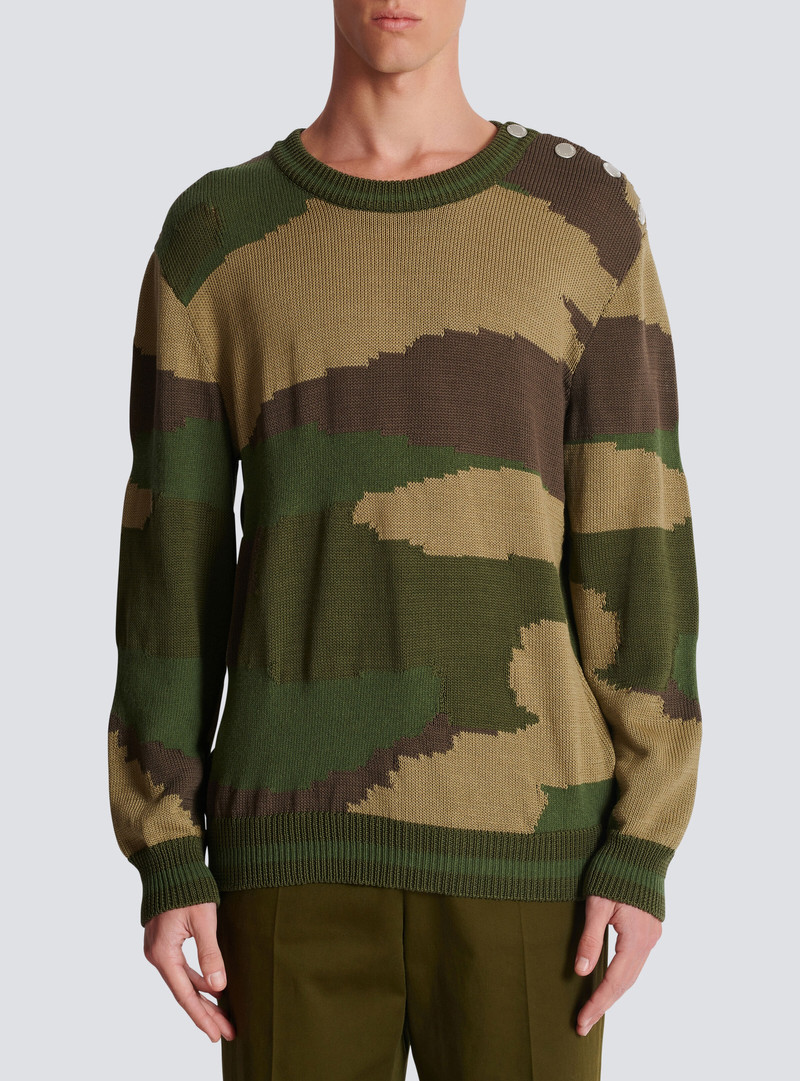 Wool camouflage jumper 5