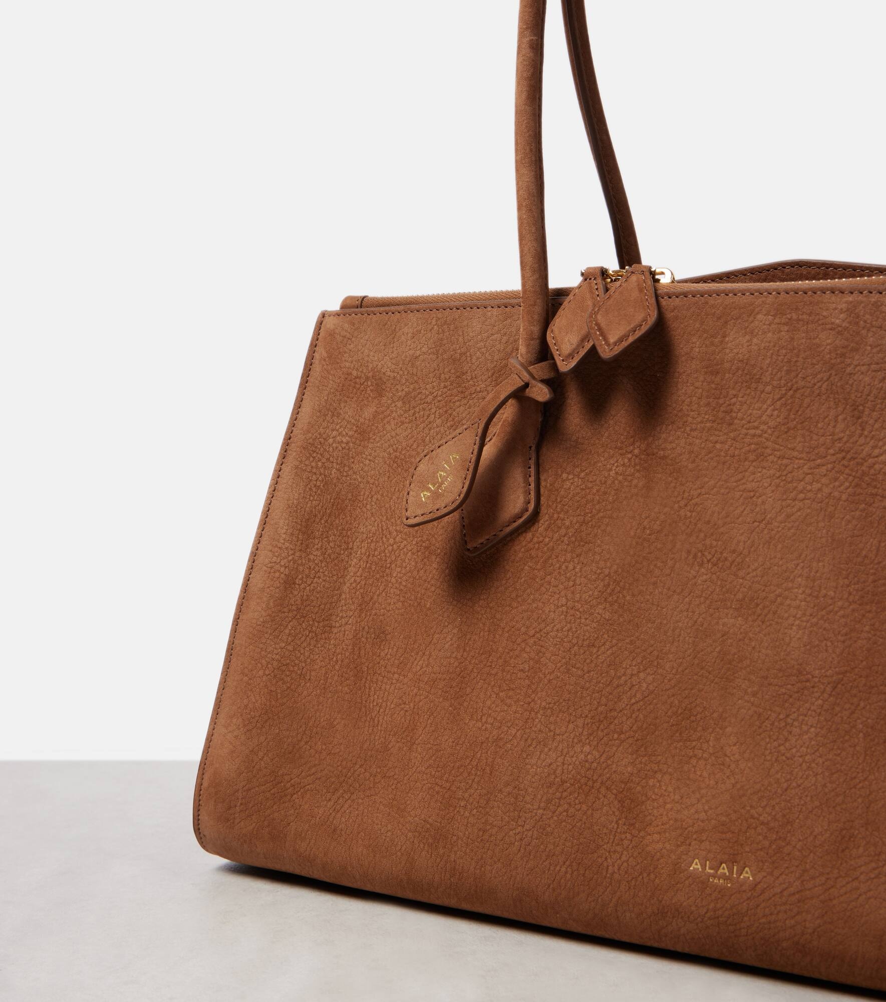 Le Teckel suede tote bag - 6