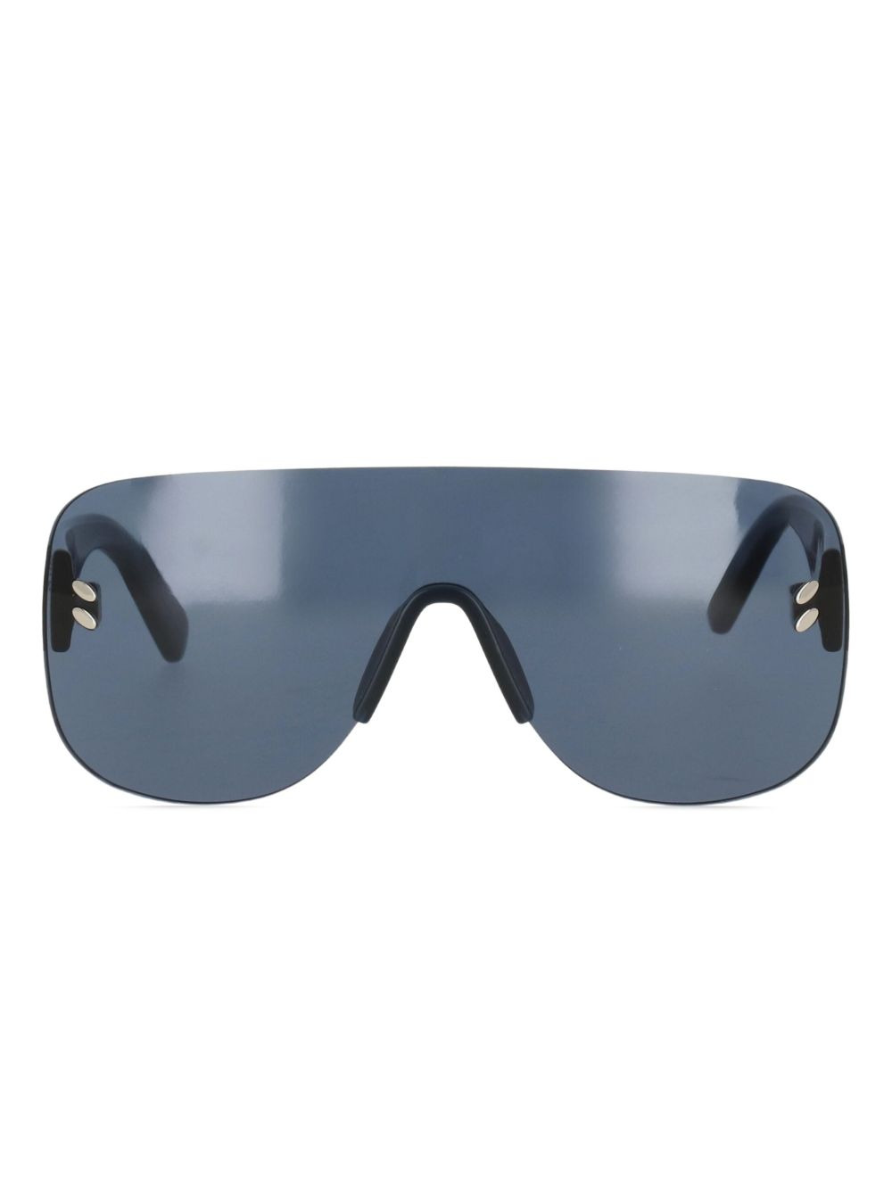 shield-frame logo sunglasses - 1