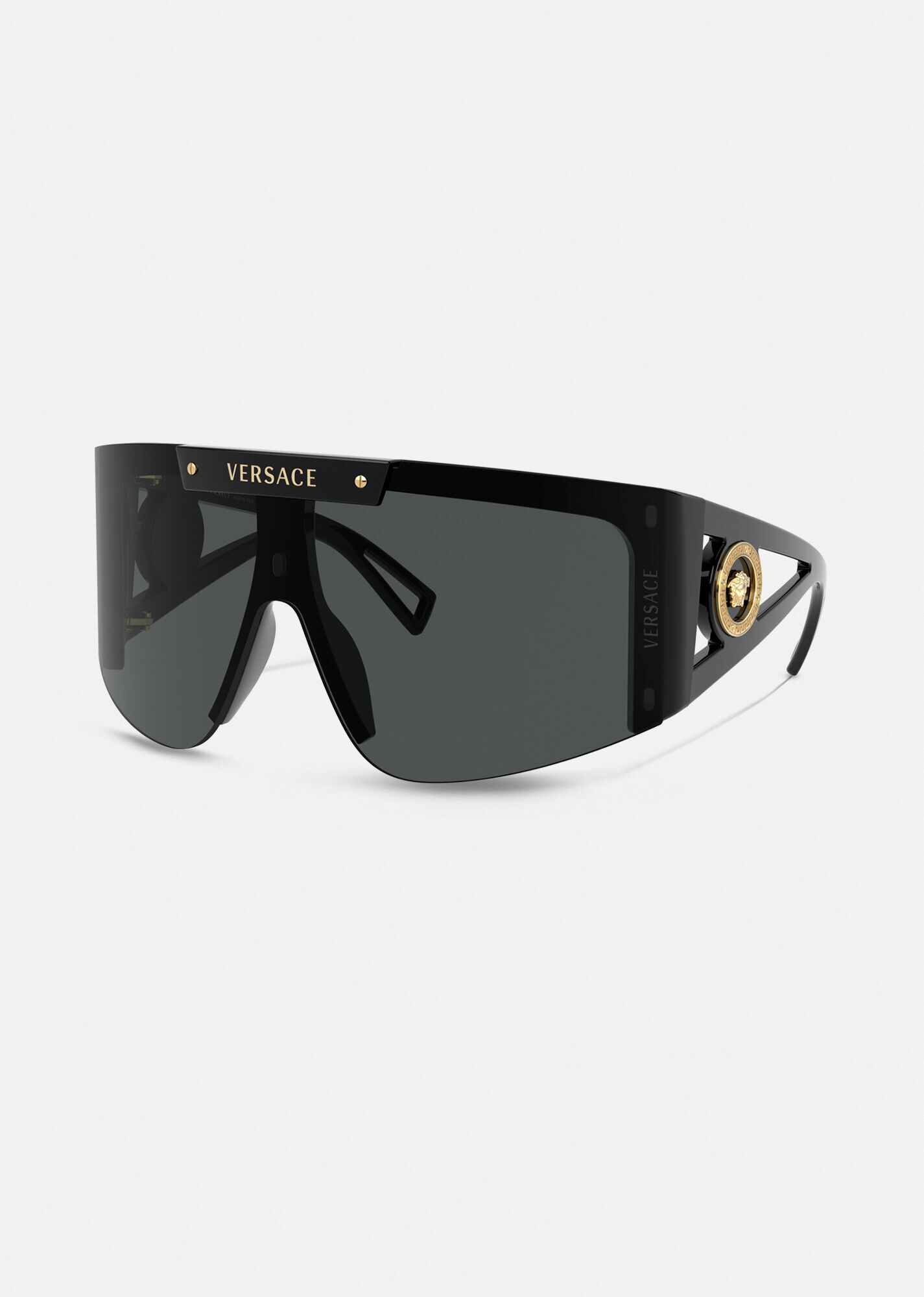 Medusa Icon Shield Sunglasses - 1