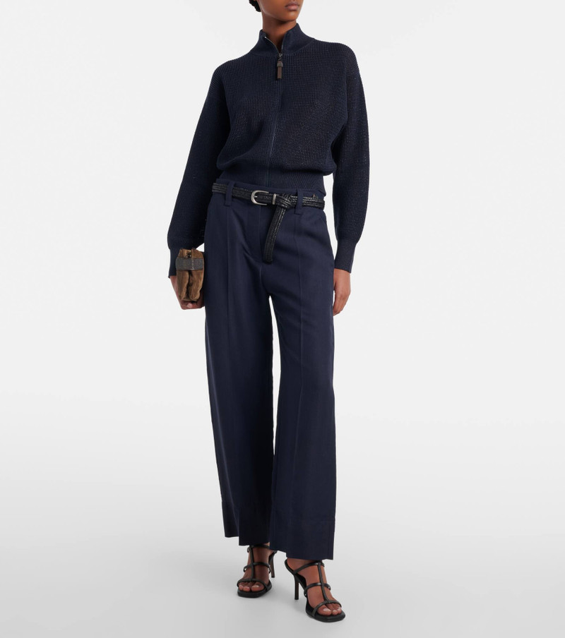 Brunello Cucinelli Cropped wide-leg pants outlook