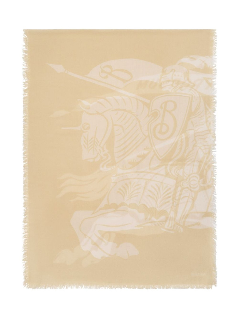 Burberry EKD wool scarf outlook