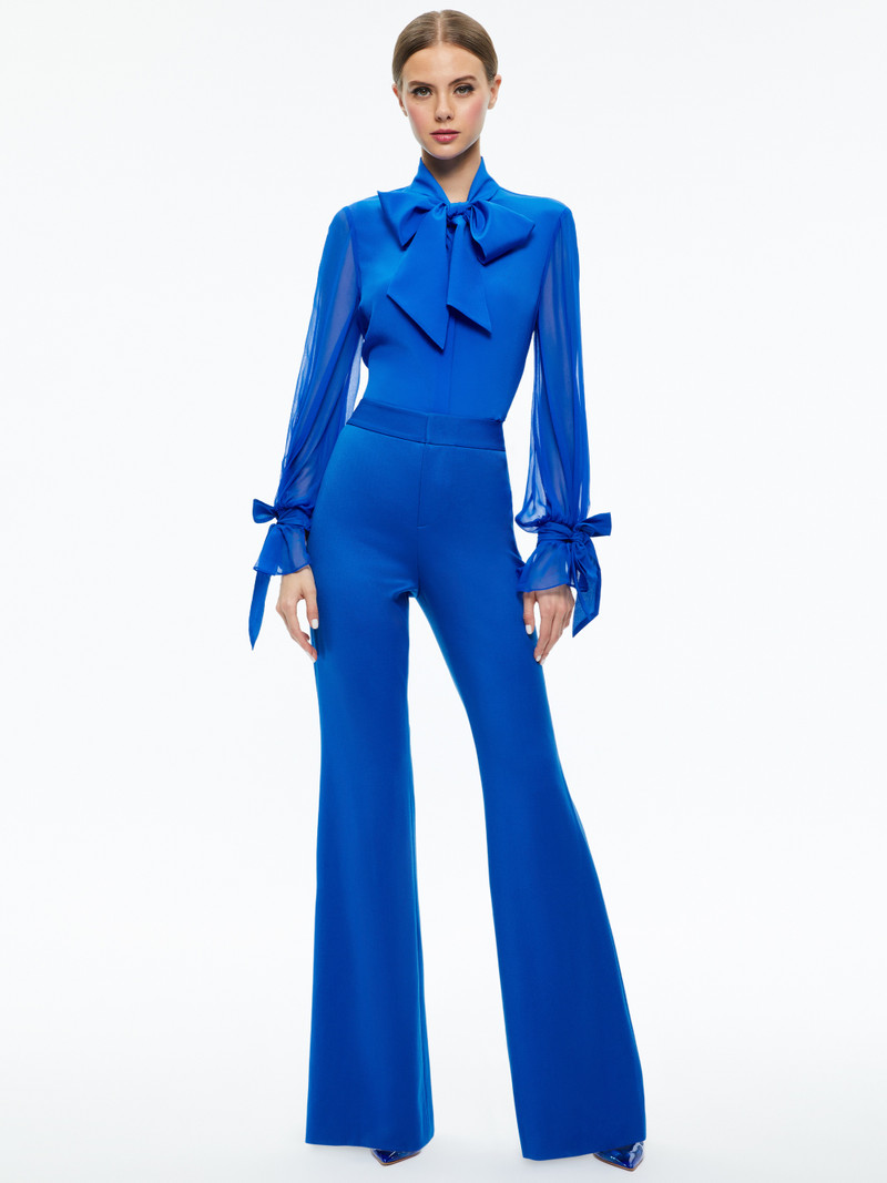 Alice + Olivia DEANNA HIGH RISE BOOTCUT PANT outlook