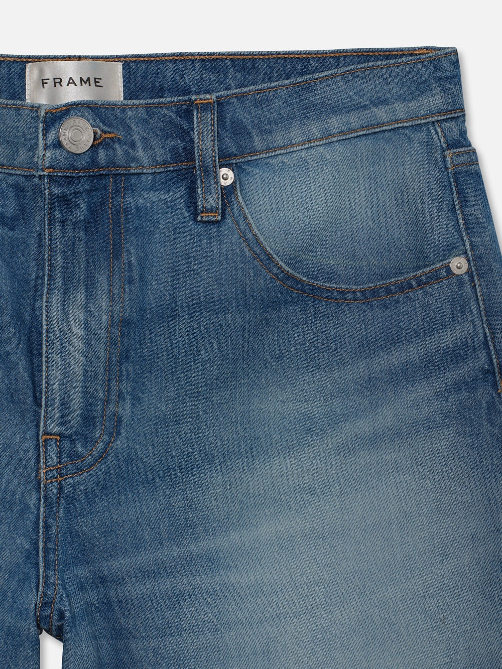 The Vintage Relaxed Short Raw Fray in Libra - 8