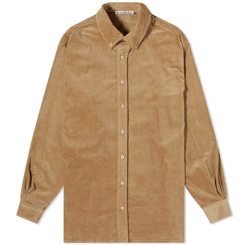 Acne Studios Spartan Cord Button Down Shirt - 1