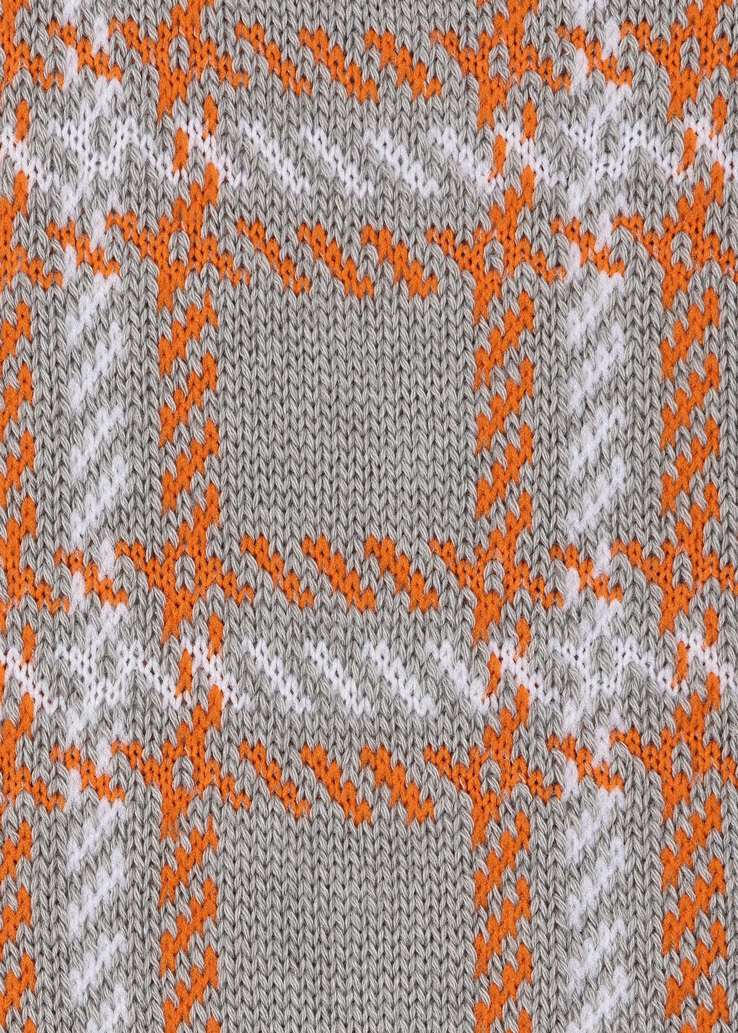 Grey Cotton And Wool-Blend Check Socks - 3