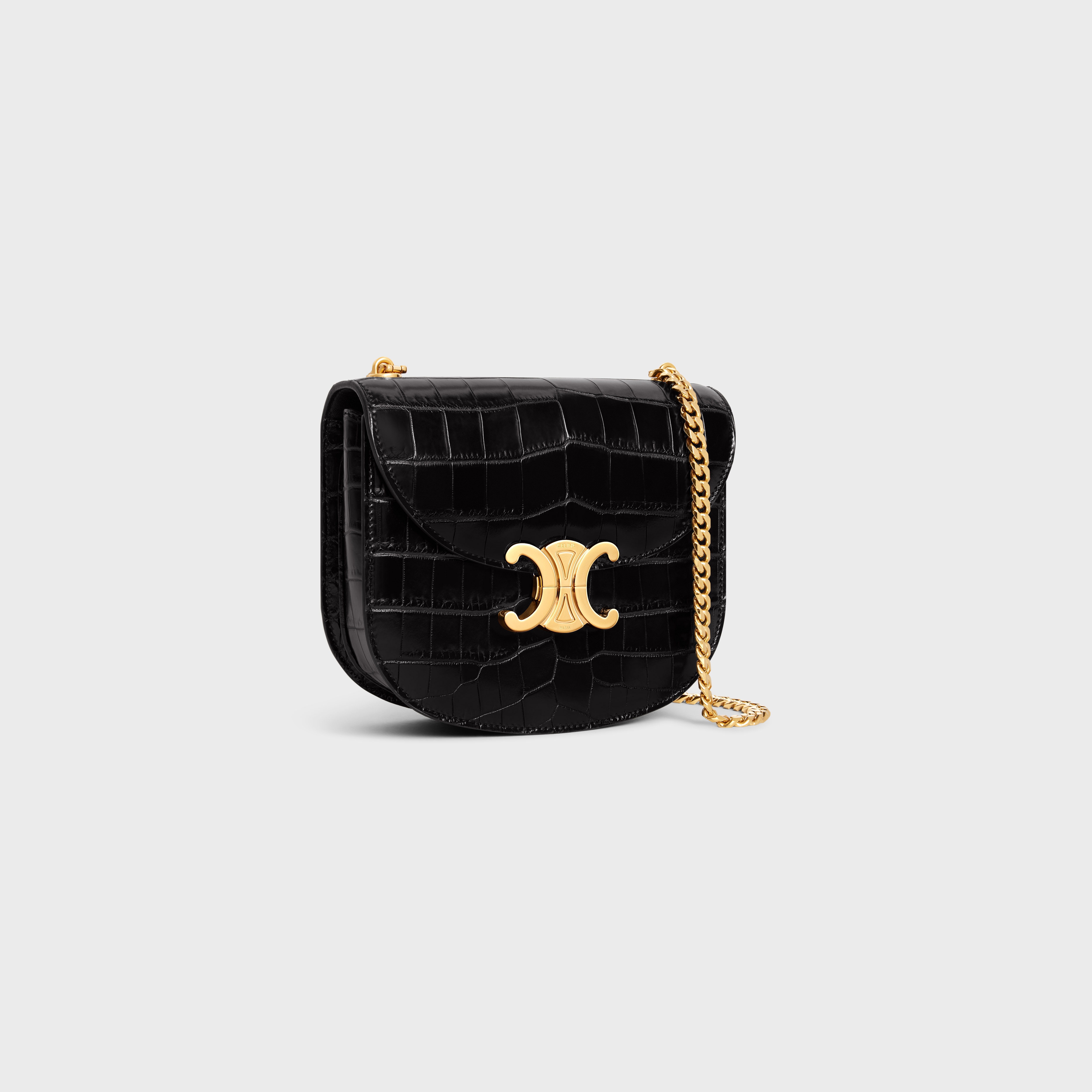 Teen Chain Besace Triomphe in Niloticus Crocodile - 2
