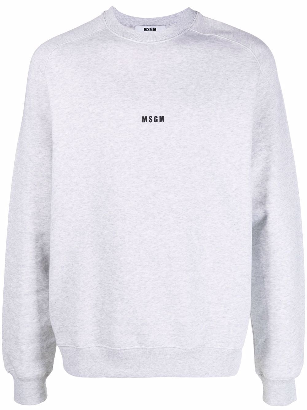 logo print sweatshirt - 1