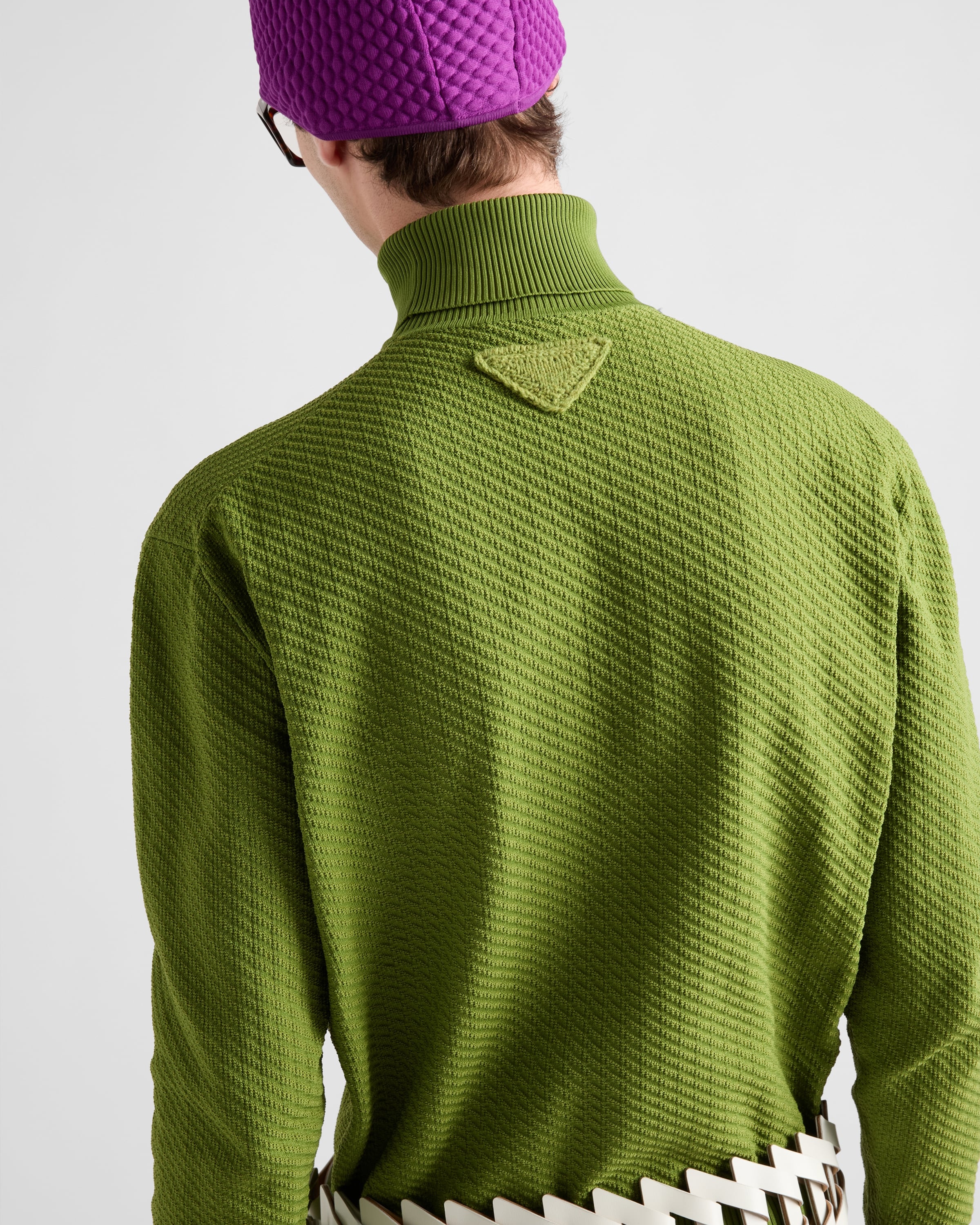 Re-Nylon turtleneck sweater - 5