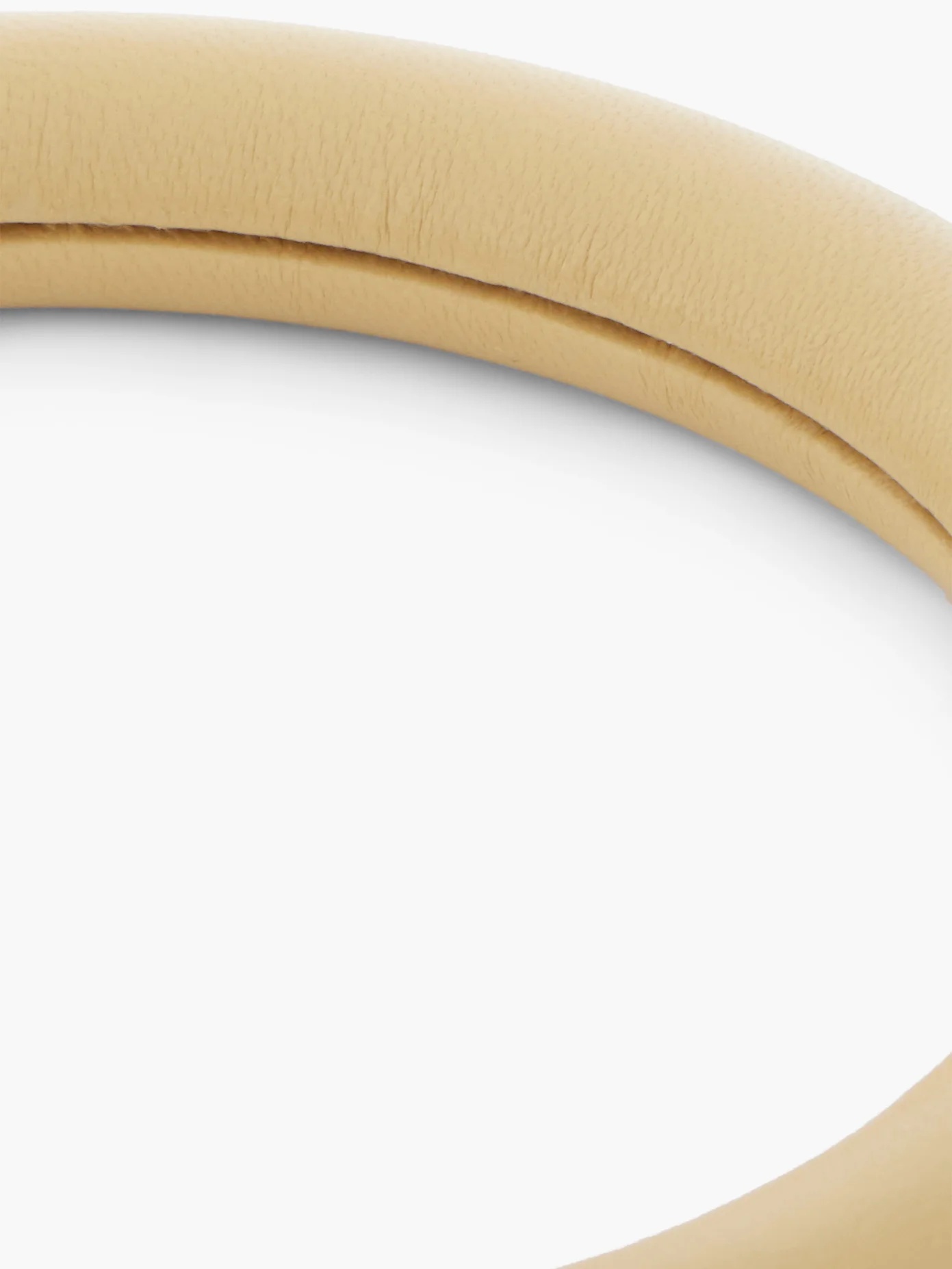 18kt gold-plated and nappa-leather choker - 3