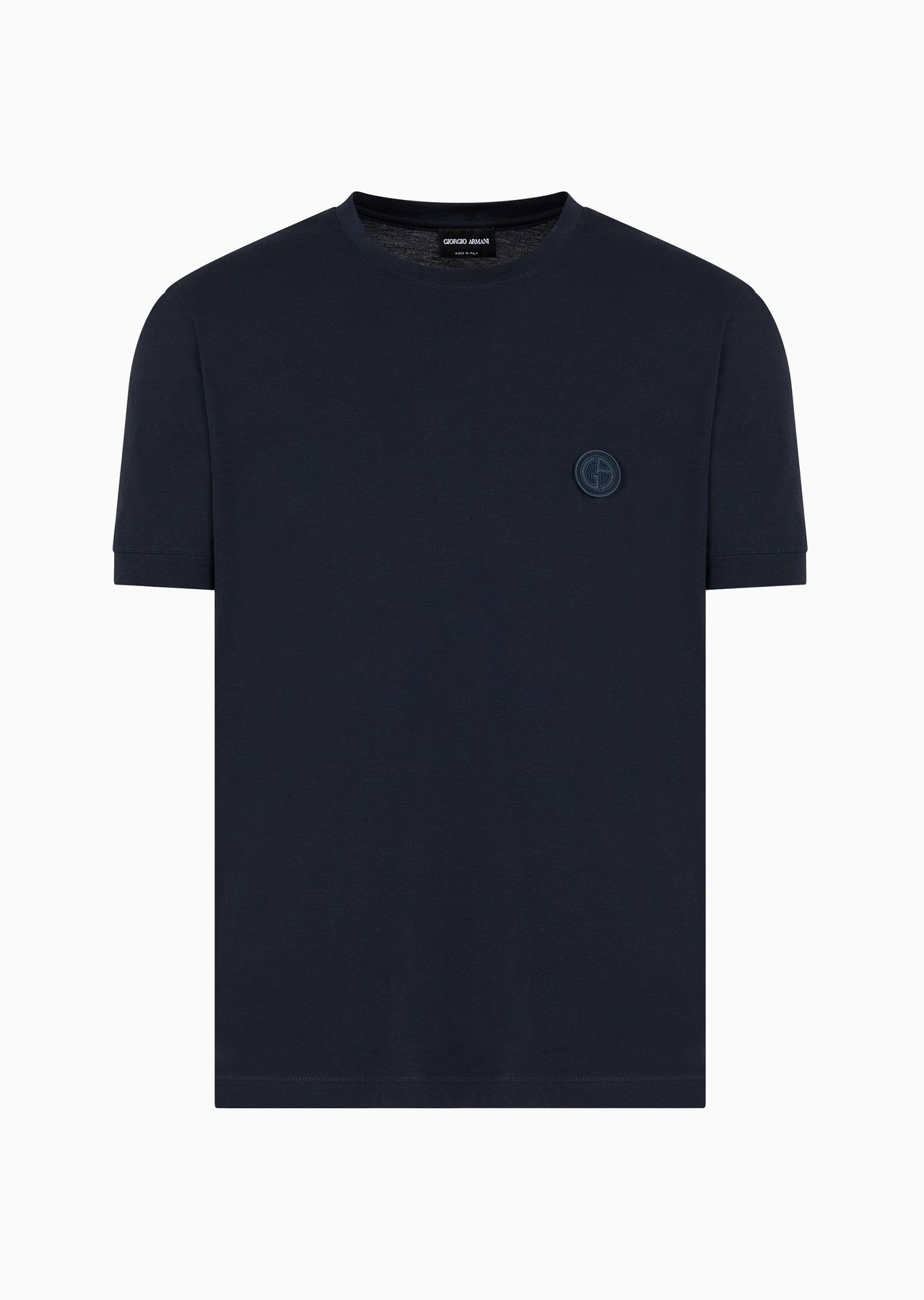 Short-sleeved Pima cotton jersey T-shirt - 1