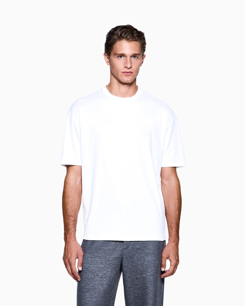 GIORGIO ARMANI ASV ORGANIC COTTON INTERLOCK CREW-NECK T-SHIRT outlook