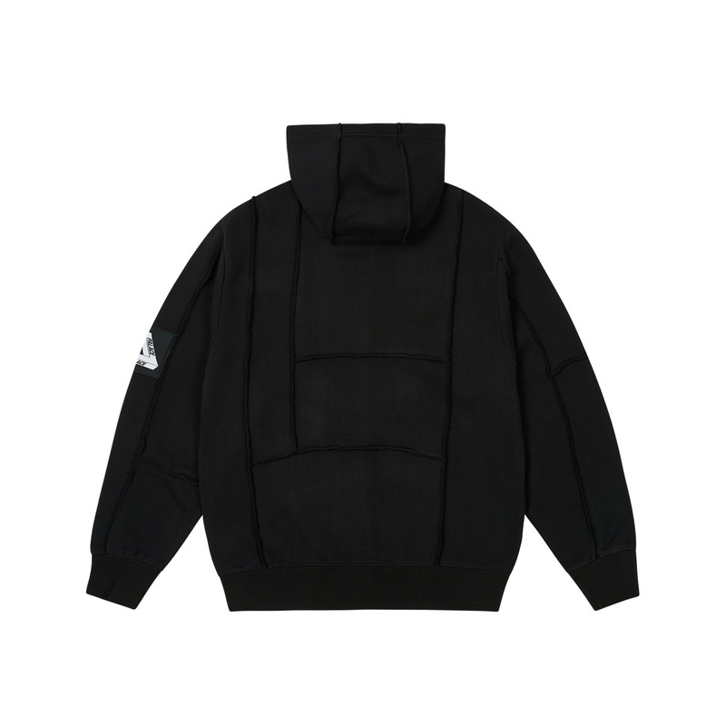 PALACE PATCH ME UP ZIP HOOD BLACK outlook