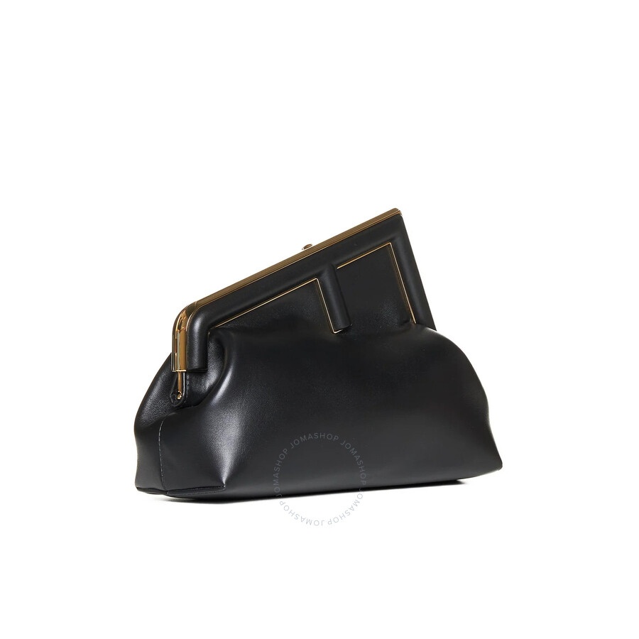 Open Box - Fendi First Midi Nappa Leather Clutch - 3