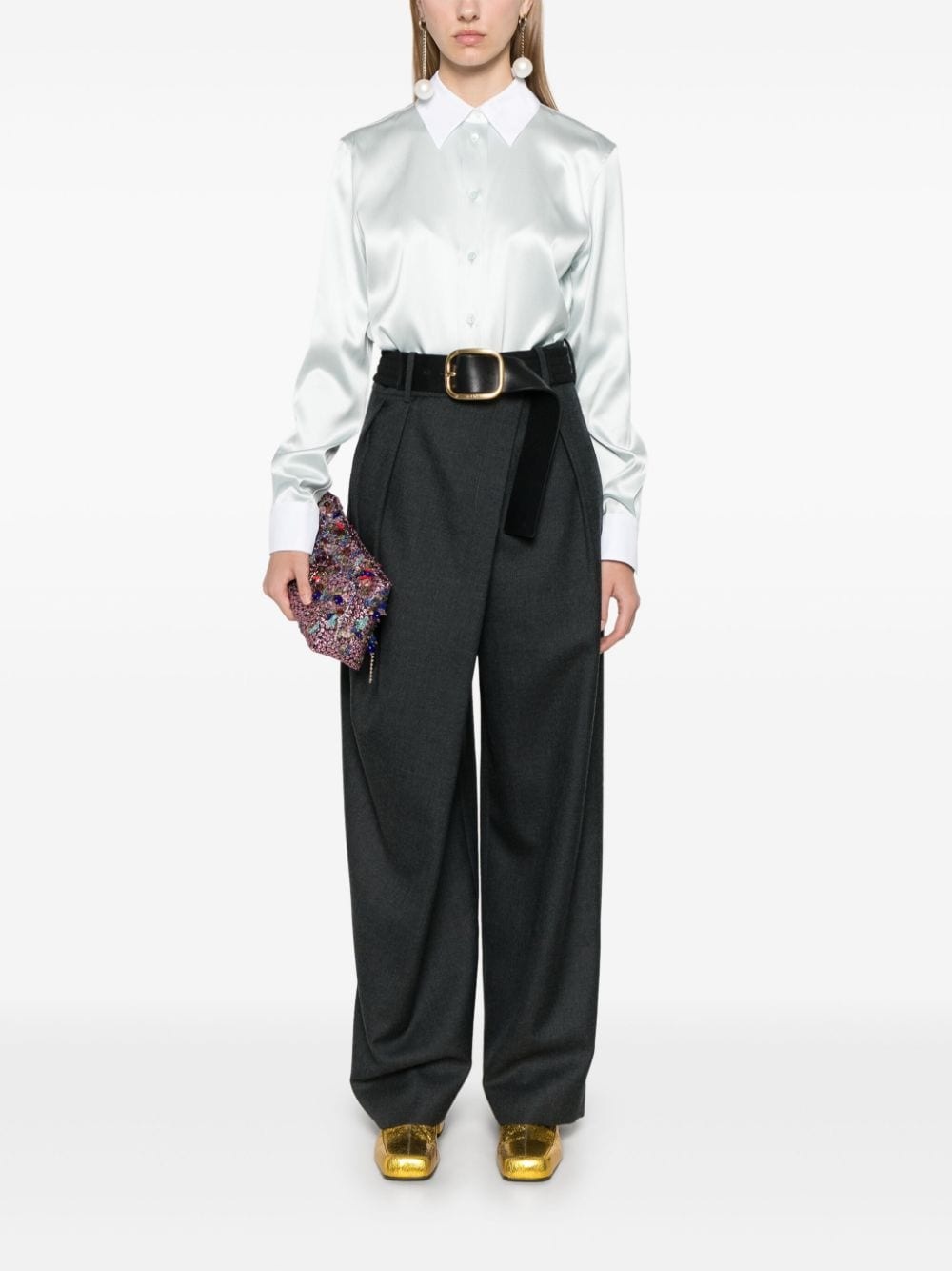 satin shirt - 2