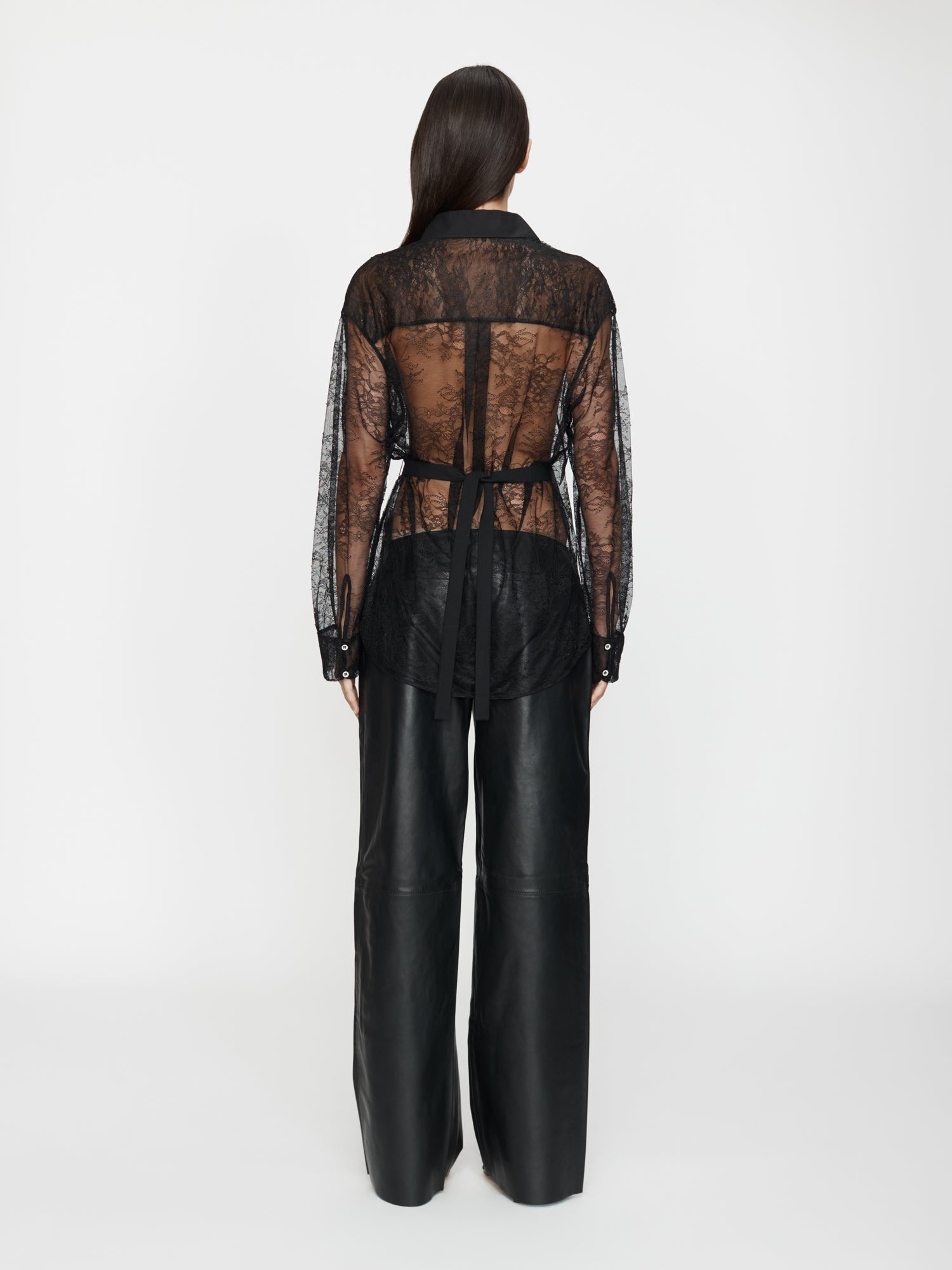 Lace Tux Shirt - 5