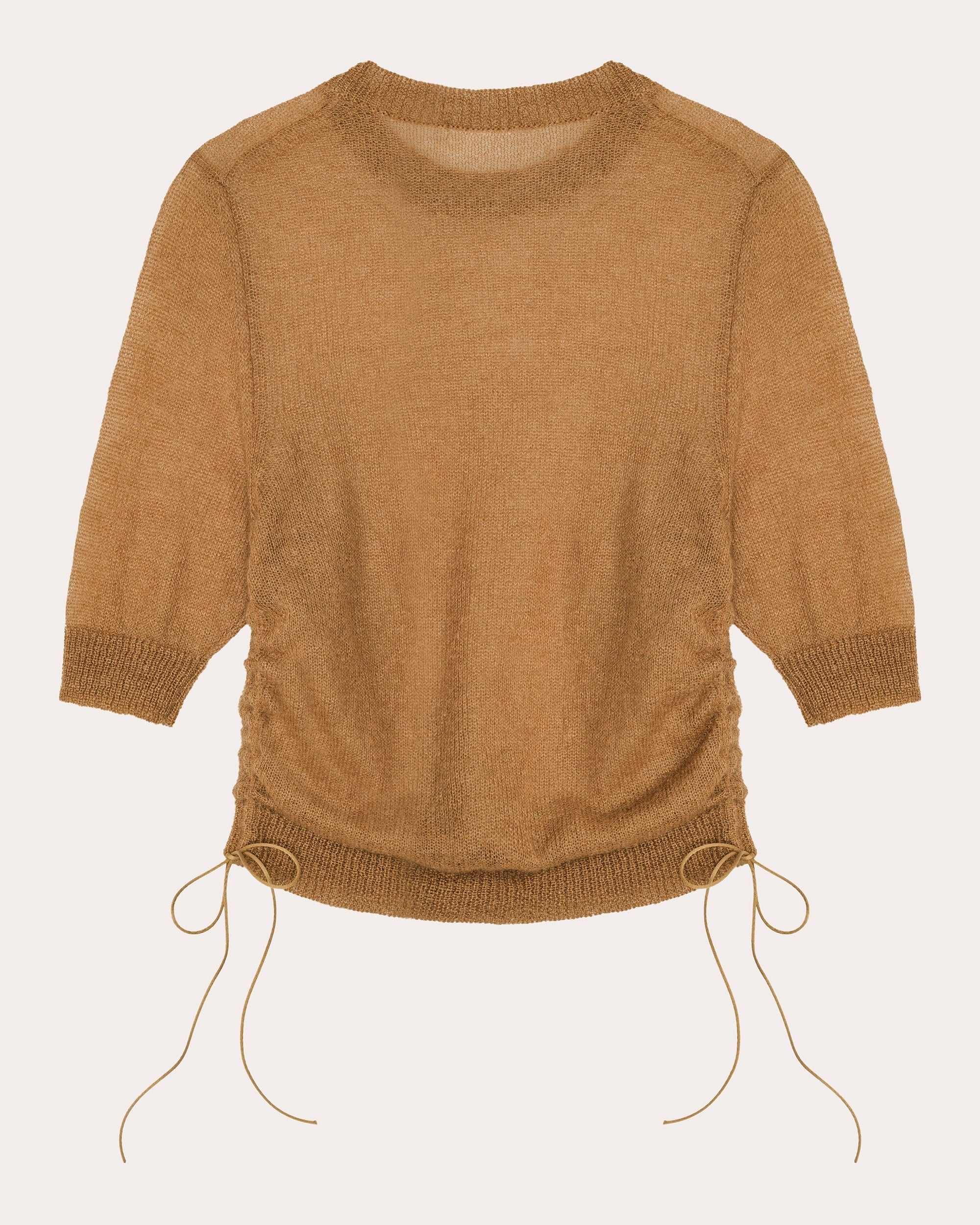 Videl Shirred Wool Knit Pullover - 5
