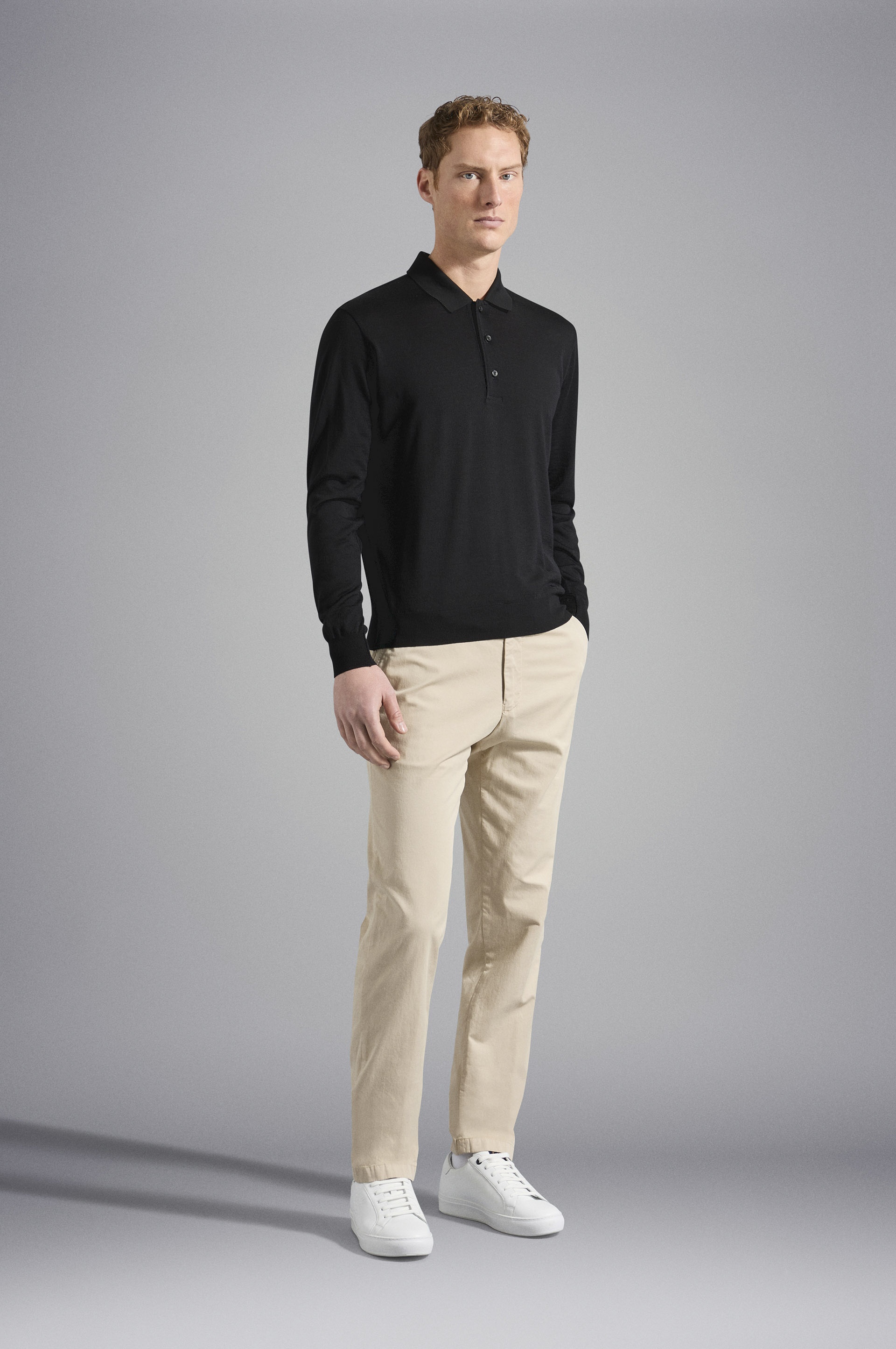 EXTRA FINE WINTER-SUMMER MERINO WOOL POLO - 2