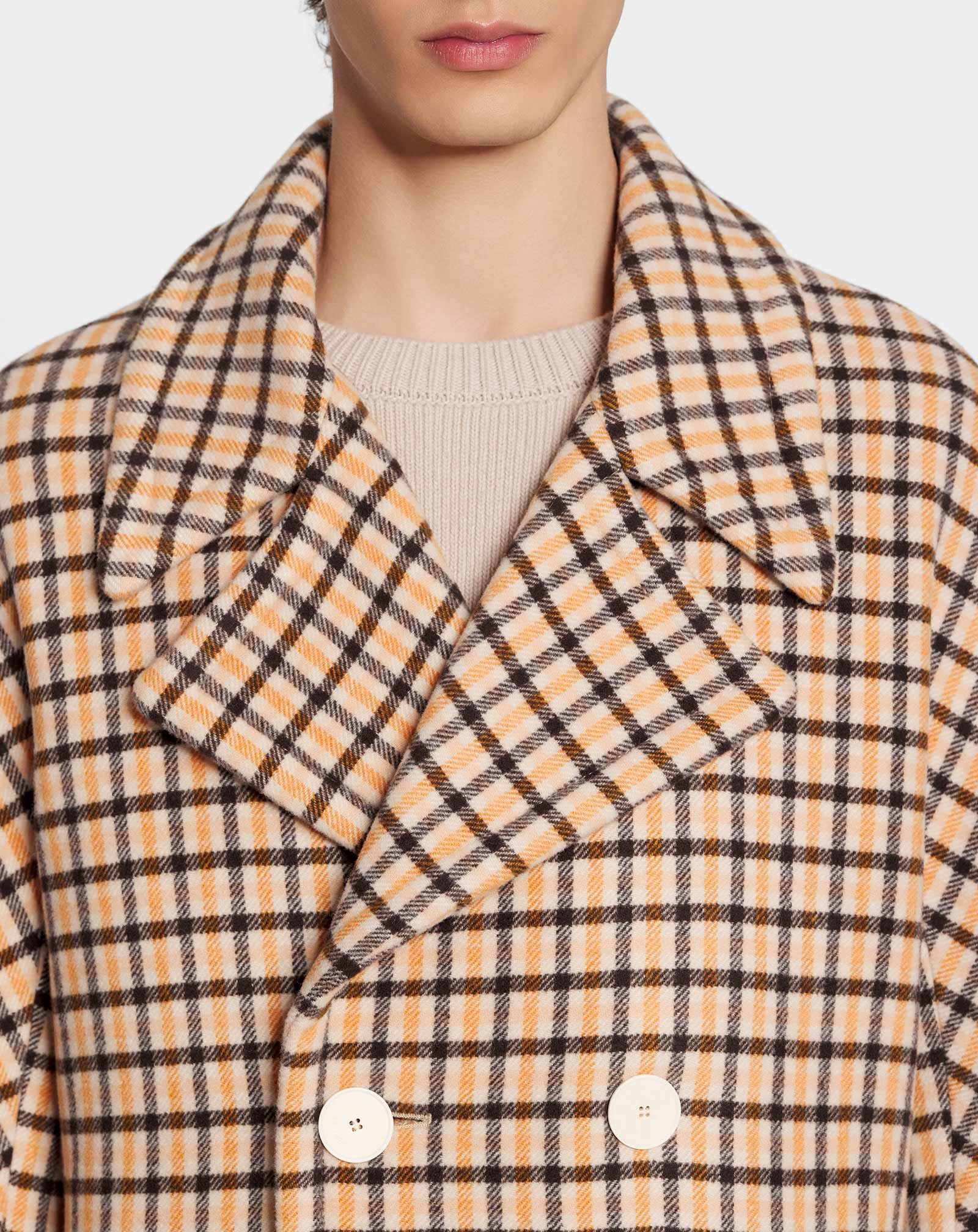 KIMONO-INSPIRED PEACOAT - 5
