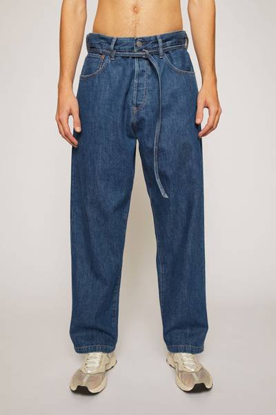 Acne Studios Loose fit jeans dark blue outlook