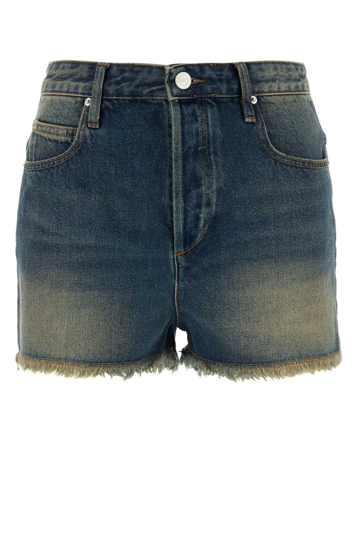 Isabel Marant Women Denim Lesia Shorts - 1