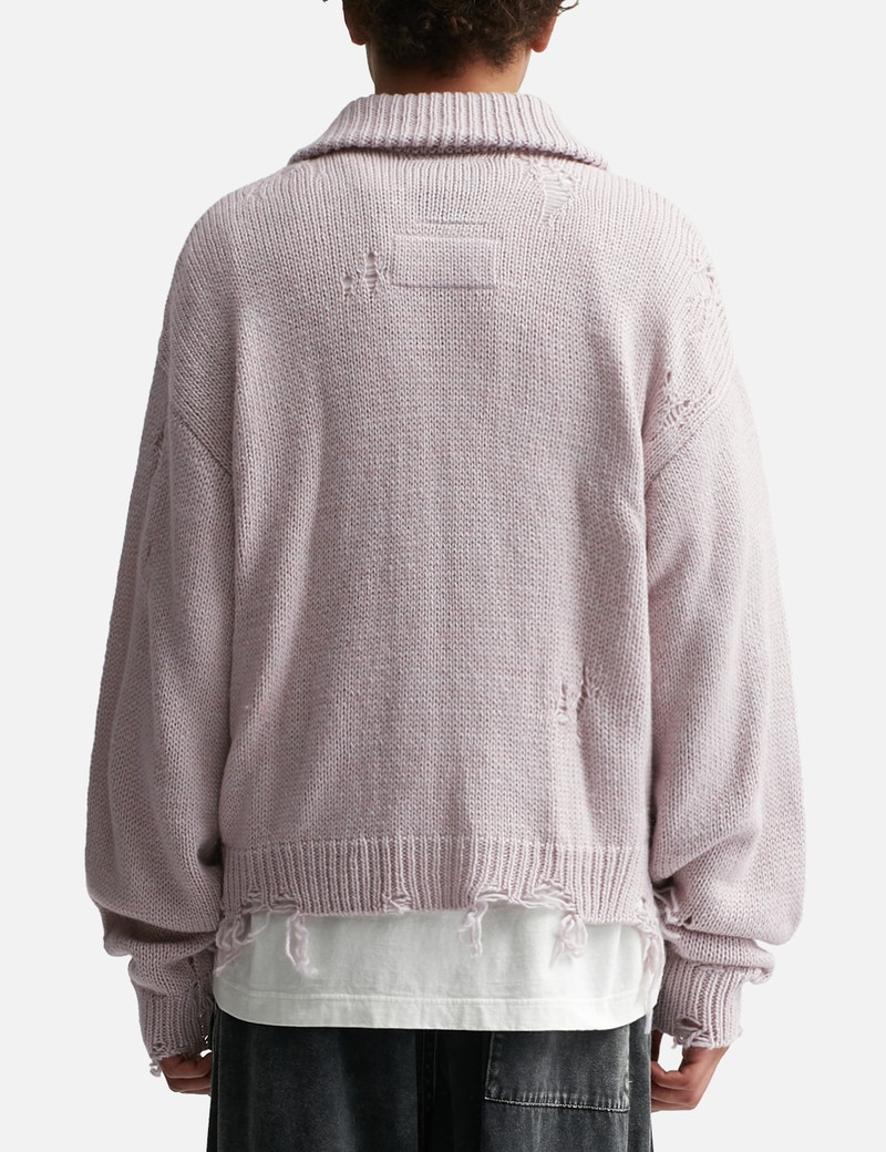 DISTRESSED DINOSAUR KNIT CARDIGAN 4