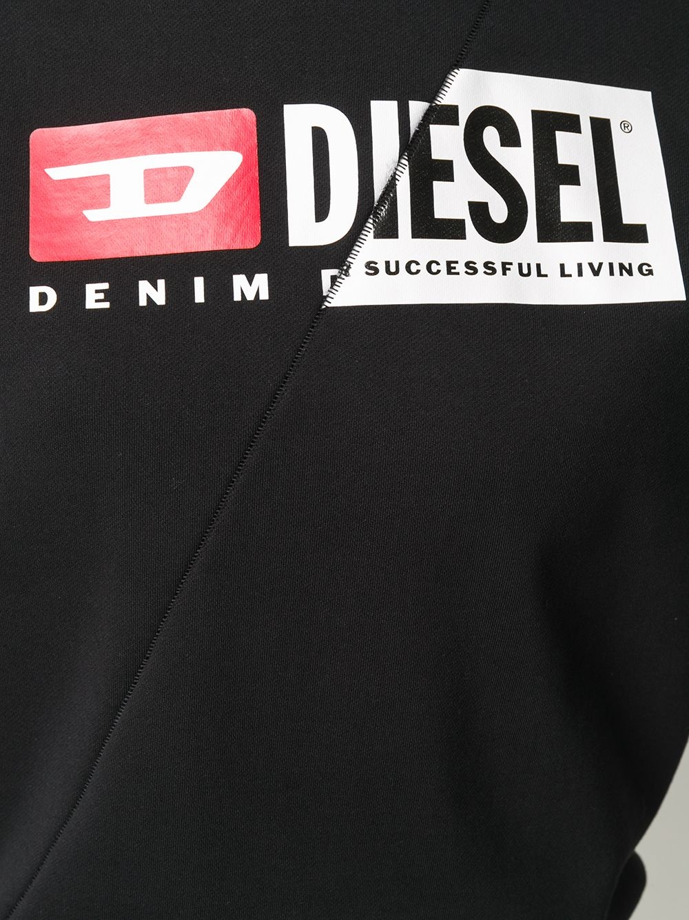 Denim Vision logo hoodie - 5