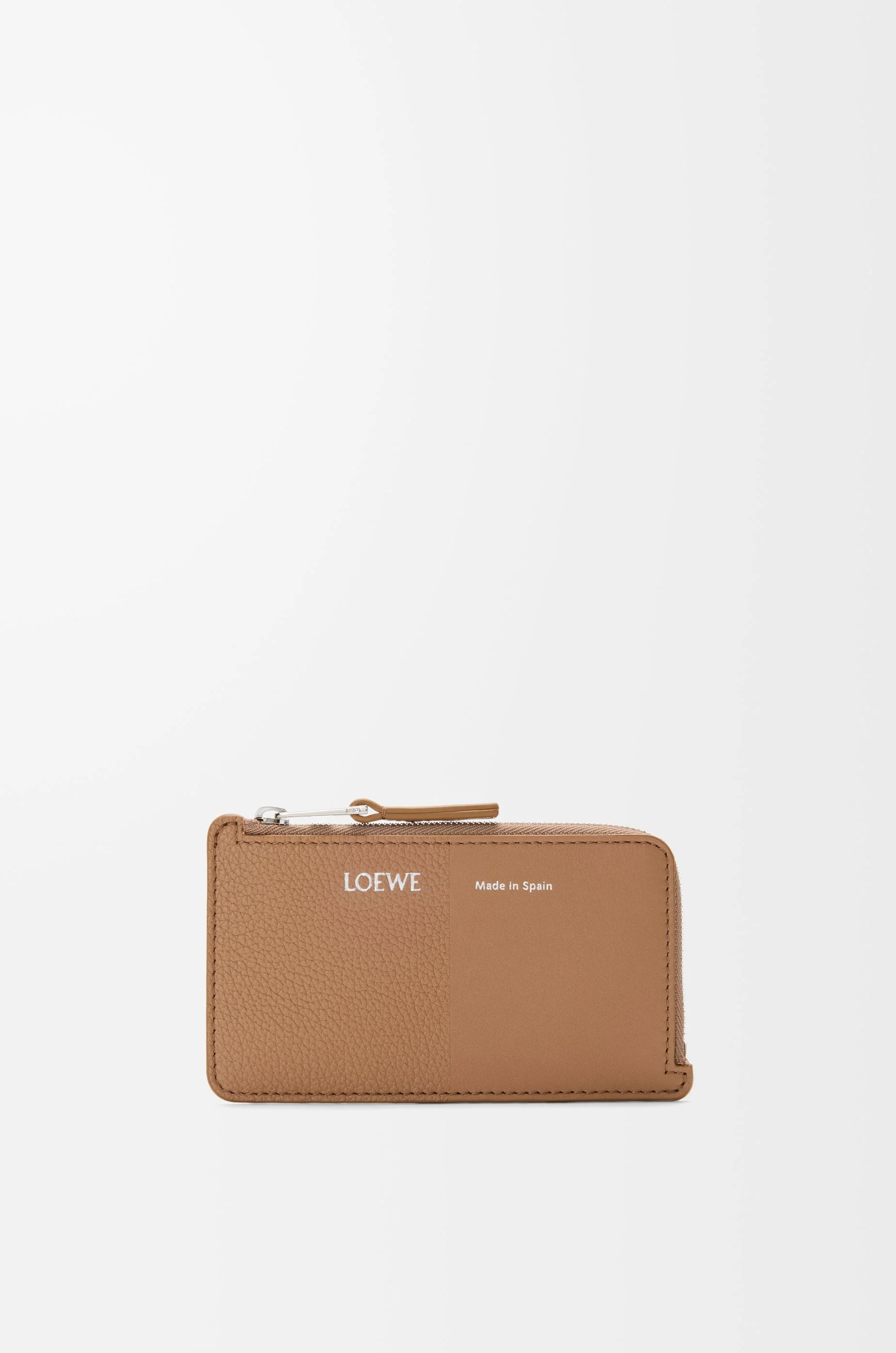 Coin cardholder in smooth and grained calfskin - 1