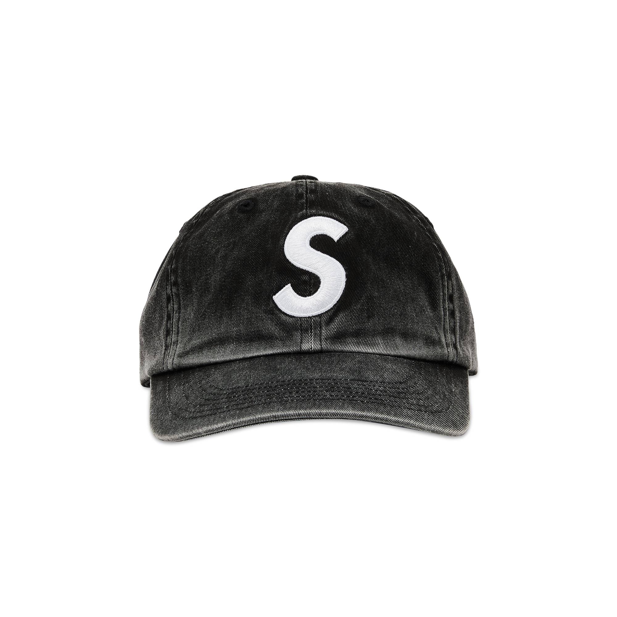 Supreme Pigment Print S Logo 6-Panel 'Black' - 1