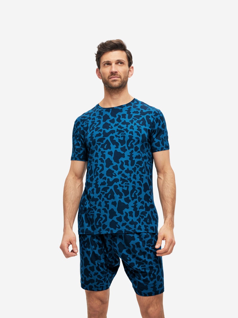 Men's T-Shirt London 7 Micro Modal Stretch Navy - 5